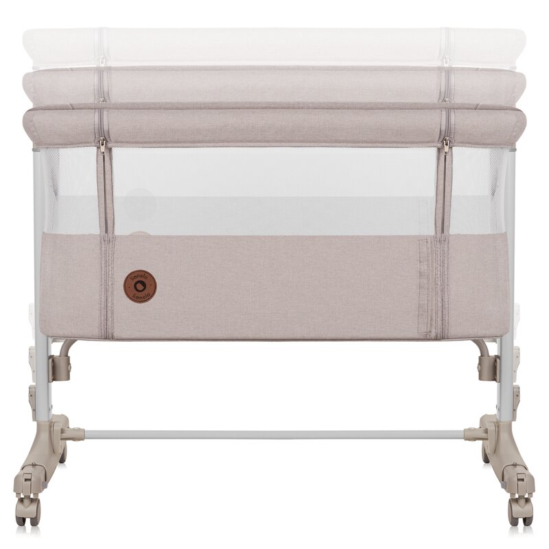 Patut co-sleeper 3 in 1 Lionelo Aurora cu leganare si setare unghiulara bej - 1