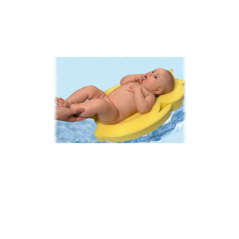 Reductor din burete New Baby pentru baie lungime 58 cm Maxi Bear Blue