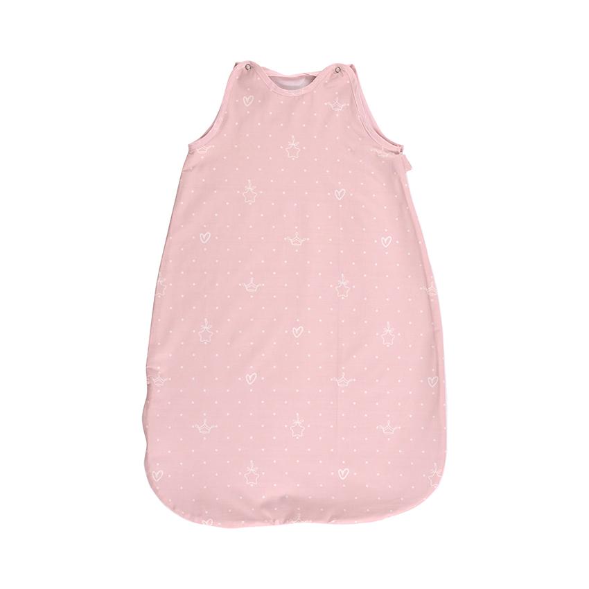 Sac de dormit de primavaravara 85 cm bumbac ranforce Little Bear Pink