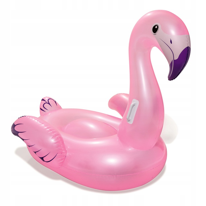 Saltea gonflabila cu manere 127 cm Flamingo Roz