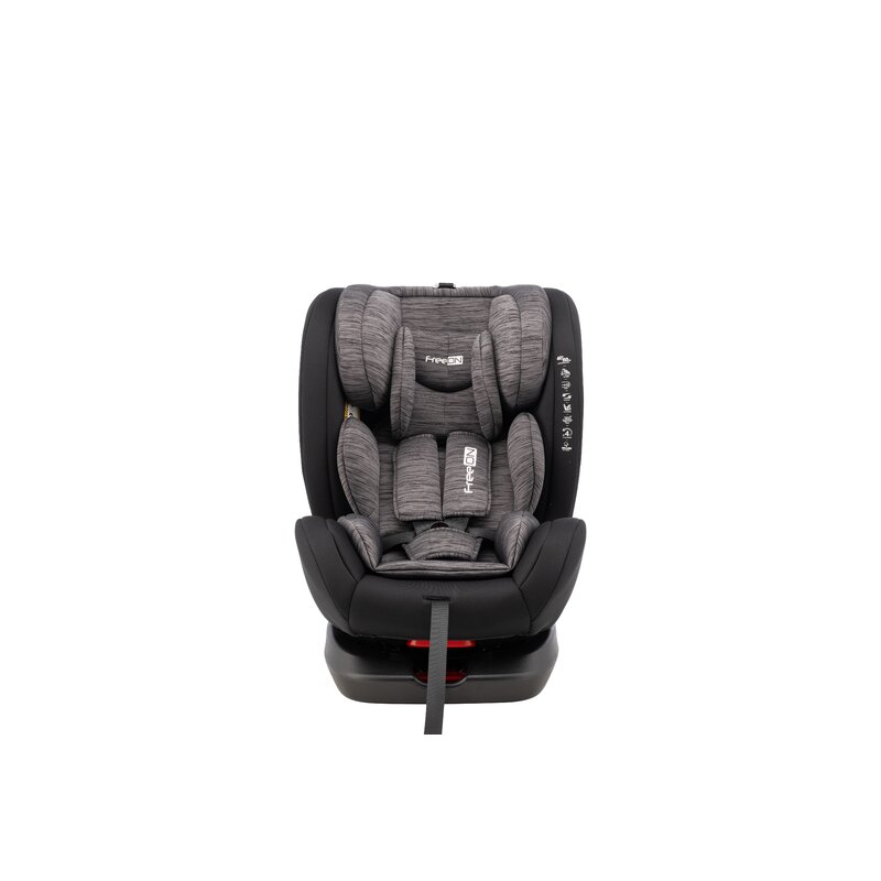 Scaun auto FreeON Sierra I-size Isofix Top Tether black grey - 4