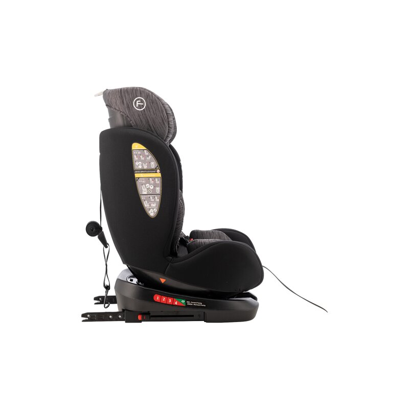 Scaun auto FreeON Sierra I-size Isofix Top Tether black grey - 2