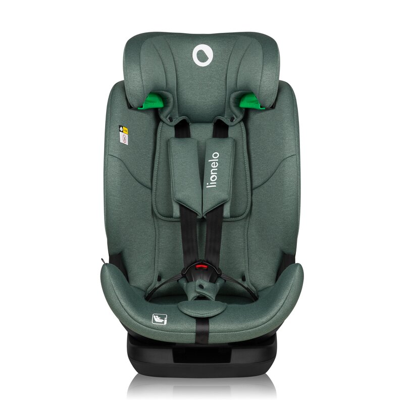 Scaun auto Lionelo Lavender I-size Isofix cu centura TopTether verde - 4