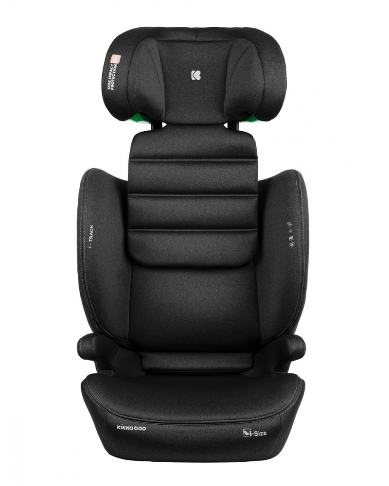 Scaun auto cu isofix KikkaBoo 100-150 cm i-Track i-SIZE Black - 3 | YEO