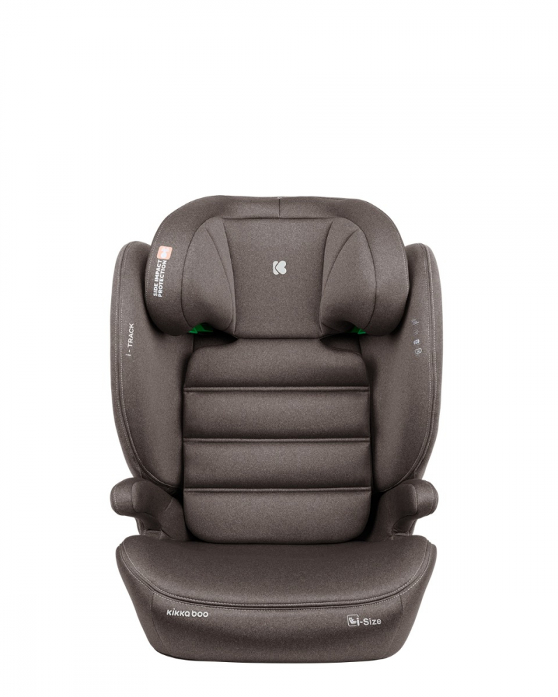 Scaun auto cu isofix KikkaBoo 100-150 cm i-Track i-SIZE Brown