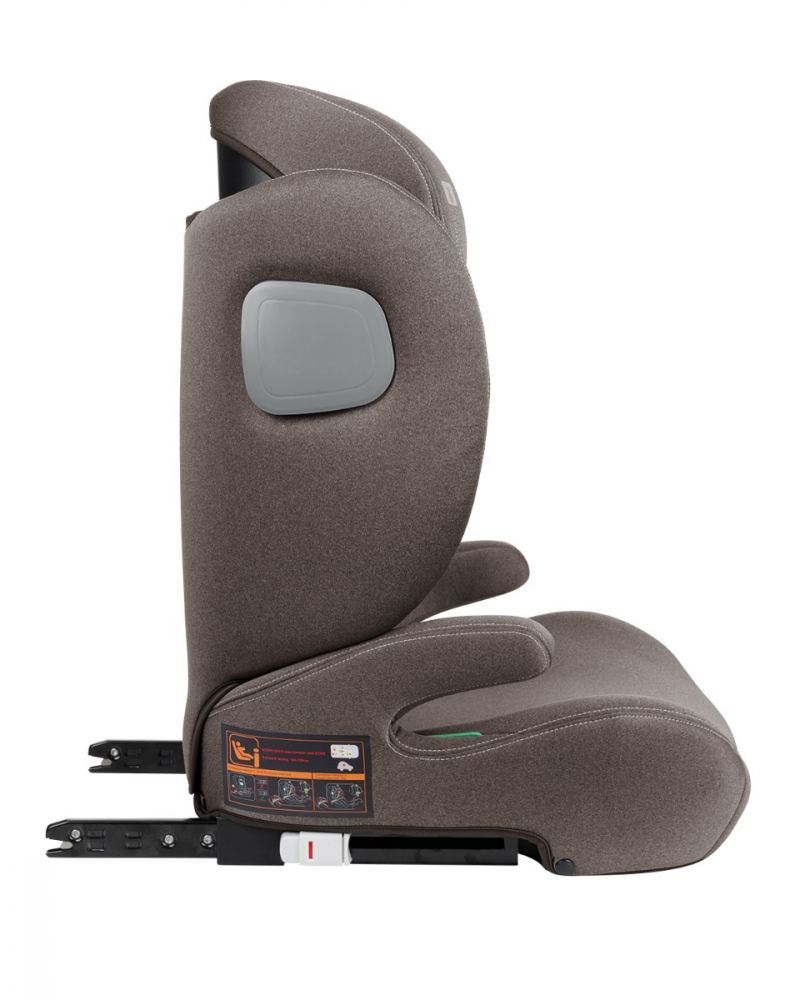 Scaun auto cu isofix KikkaBoo 100-150 cm i-Track i-SIZE Brown - 1