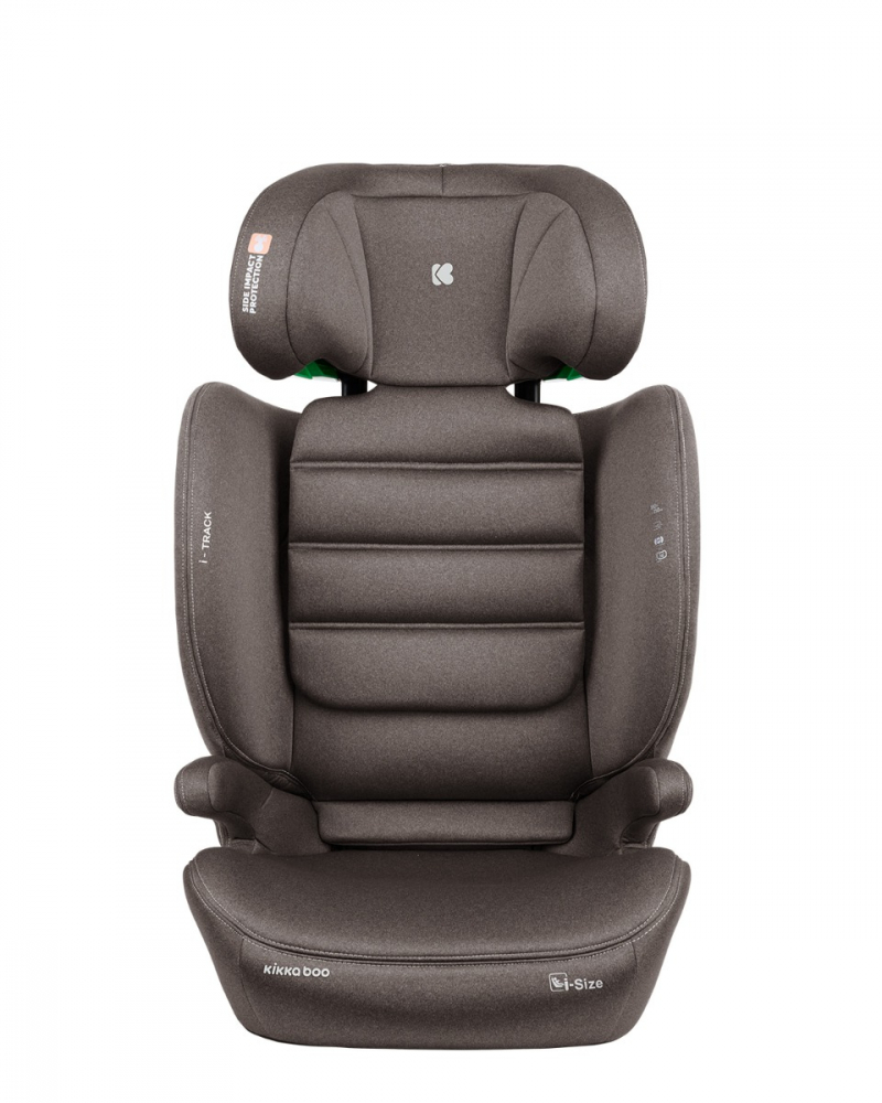 Scaun auto cu isofix KikkaBoo 100-150 cm i-Track i-SIZE Brown - 2