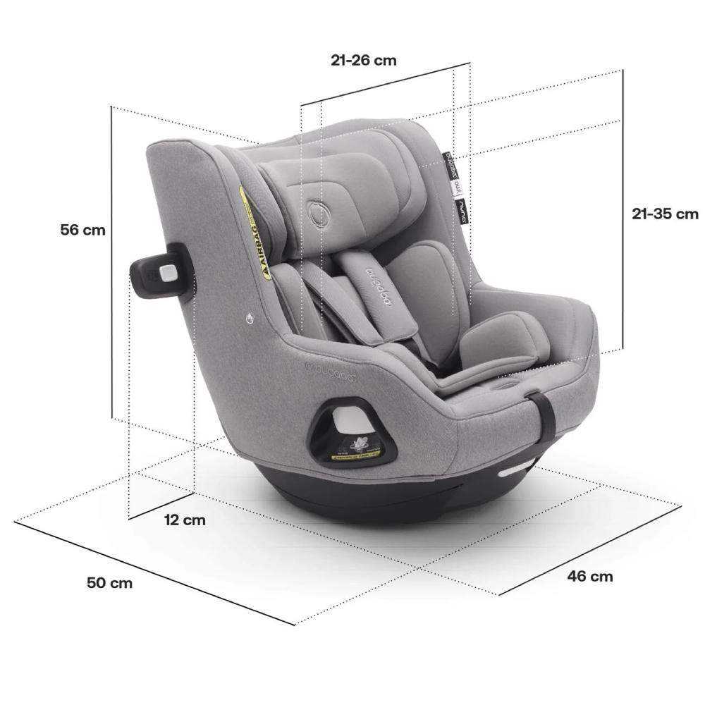 Scaun auto rotativ Bugaboo Owl grey i-Size - 2 | YEO