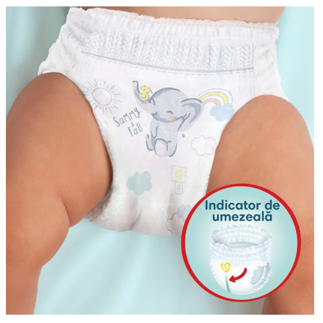 Scutece chilotel Pampers Premium Care Pants Mega Box Stop and protect Pocket Marimea 4 9-15 kg 58 buc