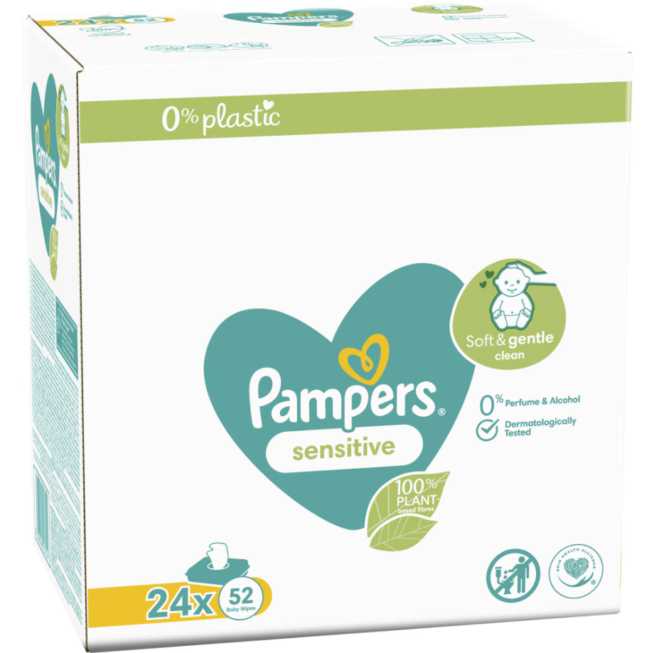 Servetele umede Pampers Sensitive 24 pachete x 52 - 6