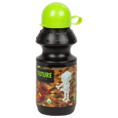 Sticla de apa BackUp pentru copii 330ml model Pixel