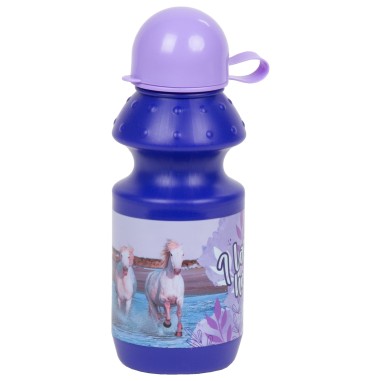 Sticla de apa pentru copii 330 ml BackUp model Love Horses