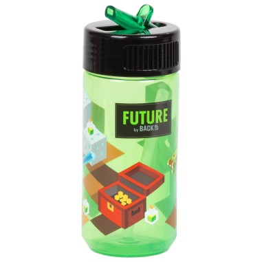 Sticla de apa pentru copii 330 ml Pixel Game