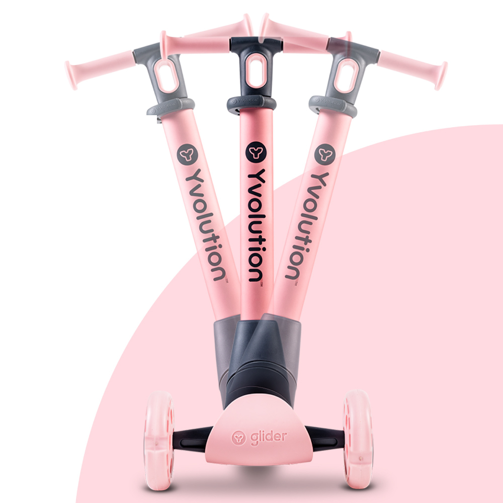 Trotineta Yvolution Y Glider Nua pink - 3 | YEO