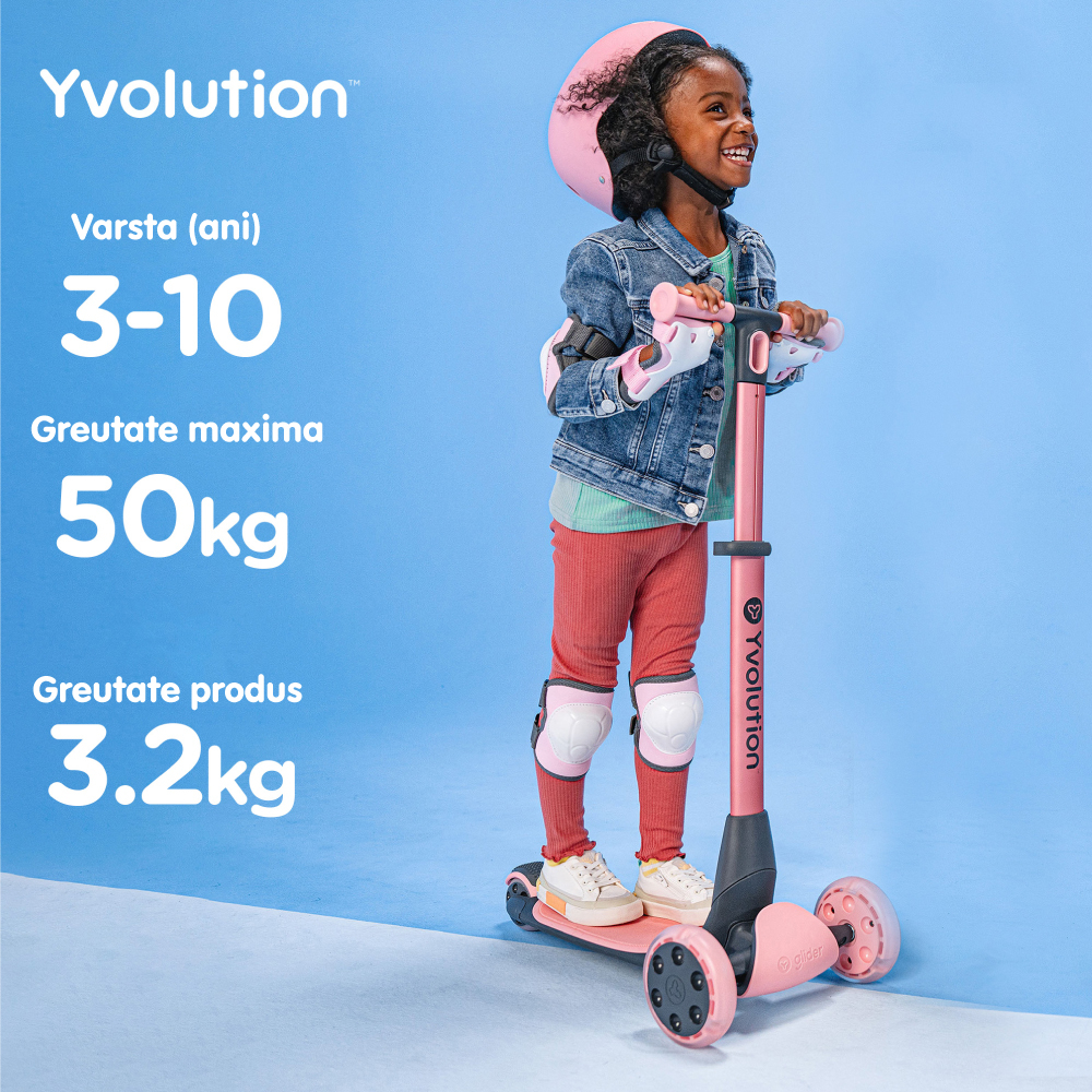 Trotineta Yvolution Y Glider Nua pink - 4