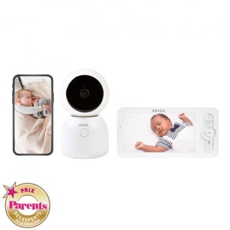 Video monitor digital cu lumina de veghe + wi-fi Beaba Zen night light white - 1 | YEO