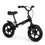 Bicicleta fara pedale cu frana de mana si roti din spuma Eva Ecotoys YM-BB-3 negru