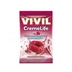 Bomboane cremoase Vivil Creme Life zmeura fara zahar 90 g