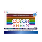 Carioci colorate metalice Color Sheen set de 12