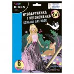 Carte de razuire si colorat Kidea Princess printesa Wkeka