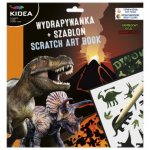 Carte de razuit Kidea carton/hartie cu sablon multicolor Dinosaurs