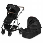 Carucior 2 in 1 Lionelo Amber reversibil negru