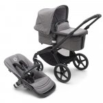 Carucior 2 in 1 Bugaboo Fox 5 black grey melange