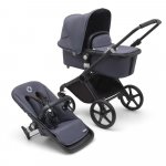 Carucior 2 in 1 Bugaboo Fox Cub black stormy blue