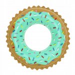 Colac gonflabil de inot 91 cm Green Donut