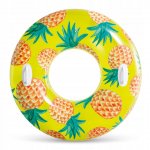 Colac gonflabil cu manere Intex 107 cm Ananas