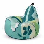 Fotoliu Updeco Puf Bean Bag tip Big Chill abstract jungle periglacial