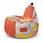 Fotoliu Updeco Puf Bean Bag tip Big Chill arcade rosu