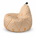 Fotoliu Updeco Puf Bean Bag tip Big Chill diamond orange