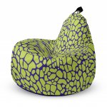 Fotoliu Updeco Puf Bean Bag tip Big Chill giraffe green