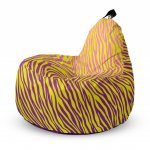 Fotoliu Updeco Puf Bean Bag tip Big Chill zebra gradient bright