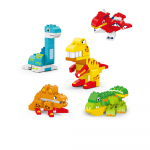 Joc de constructie STEAM dinozauri 135 piese