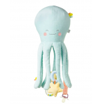 Jucarie senzoriala de plus Happy Sea Multiactivity Giant Octopus Mint