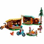 Cabane confortabile in tabara de aventuri Lego Friends