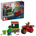 Iron Man si Hulk cu motocicleta Lego Marvel