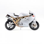 Macheta motocicleta Bburago scara 1:18 Ducati Supersport argintiu