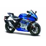 Macheta motocicleta 1:18 Suzuki GSX-R1000 albastru/argintiu