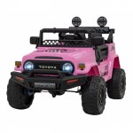 Masinuta electrica cu telecomanda Toyota FJ Cruiser 4x4 roz