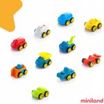 Minimobil 12 cm Set 10 masinute - Miniland