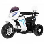 Motocicleta 3 in 1 electrica 78x39x59 cm alb