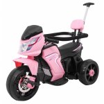 Motocicleta 3 in 1 electrica 78x39x59 cm roz