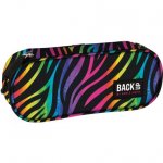 Penar oval 23x9x5 cm BackUp Zebra multicolor