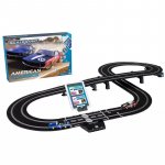 Pista masinute American Classics Scalextric 1362 control prin aplicatie smartphone sau tableta Chevrolet Camaro si Ford Mustang