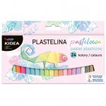 Plastilina 24 culori Kidea pastel