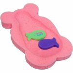 Reductor din burete New Baby pentru baie lungime 58 cm  Maxi Bear Pink