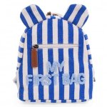 Rucsac pentru copii Childhome My First Bag albastru alb